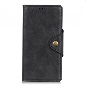 Cover Motorola G60s Simili Cuir Bouton