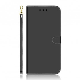 Cover Motorola Edge 20 Simili Cuir Couverture Miroir