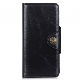 Cover Motorola Edge 20 Pro Simili Cuir Brillant KHAZNEH