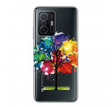 Xiaomi 11T Transparent Watercolor Tree Case