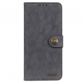 Case Motorola Edge 20 Pro Split Leather Retro KHAZNEH