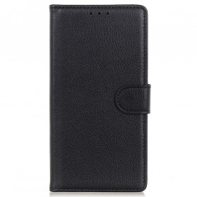 Cover Motorola Edge 20 Pro Simili Cuir Lychee Traditionnel