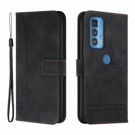 Motorola Edge 20 Pro Smile Case with Strap