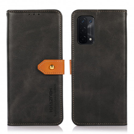 Case Oppo A54 5G / A74 5G Leatherette with Strap KHAZNEH