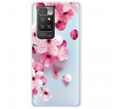Xiaomi Redmi 10 Small Pink Flowers Case