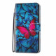 Cover Xiaomi Redmi 10 Papillon Rouge Sur Fond Bleu Papillon Rouge Sur Fond Bleu