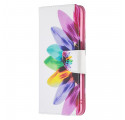 Cover Oppo A54 5G / A74 5G Fleur Aquarelle