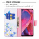 Case Oppo A54 5G / A74 5G Painted Butterflies and Flowers