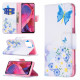 Case Oppo A54 5G / A74 5G Painted Butterflies and Flowers