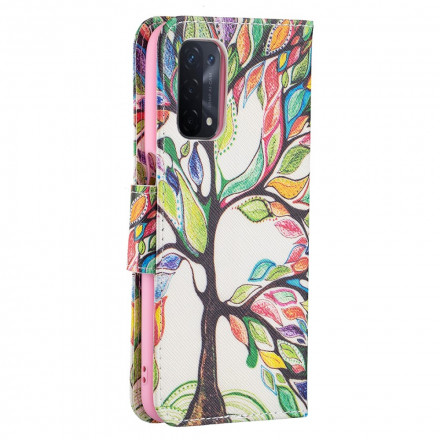Case Oppo A54 5G / A74 5G Colorful Tree