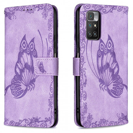 Xiaomi Redmi 10 Baroque Butterfly Strap Case