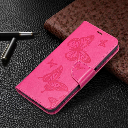 Xiaomi Redmi 10 Butterfly Printed Lanyard Case
