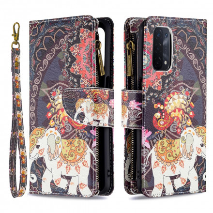 Case Oppo A54 5G / A74 5G Zipped Pocket Elephant