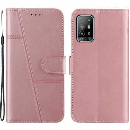 Case Oppo A94 5G Leather Effect Geo Strap