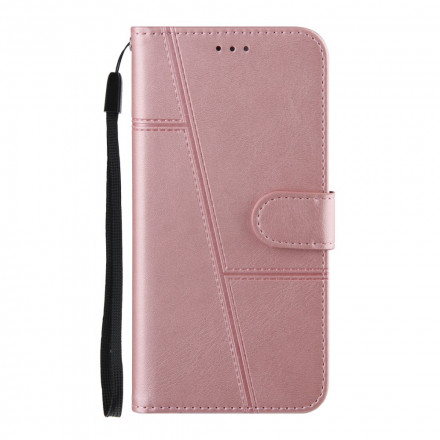 Case Oppo A94 5G Leather Effect Geo Strap