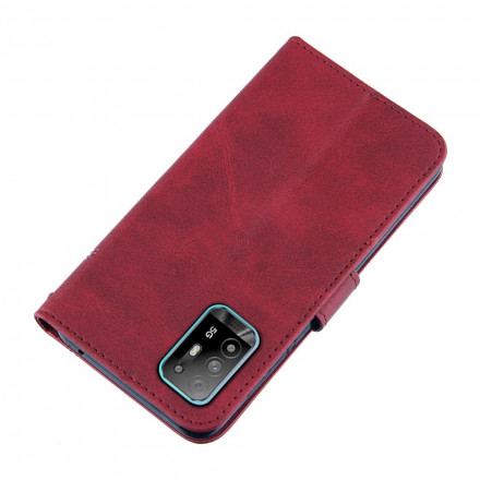 Case Oppo A94 5G Leather Effect Geo Strap