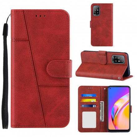 Case Oppo A94 5G Leather Effect Geo Strap