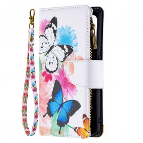 Case Oppo A94 5G Zipped Pocket Butterflies