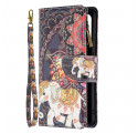Case Oppo A94 5G Zipped Pocket Elephant