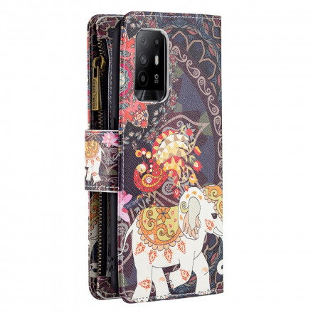 Case Oppo A94 5G Zipped Pocket Elephant Case Oppo A94 5G Zipped Pocket Elephant