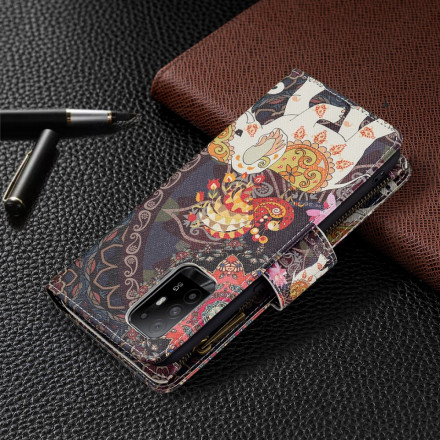 Case Oppo A94 5G Zipped Pocket Elephant Case Oppo A94 5G Zipped Pocket Elephant