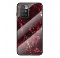 Xiaomi Redmi 10 Case Marble Colors Tempered Glass