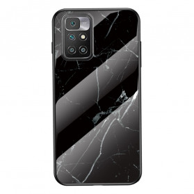Xiaomi Redmi 10 Case Marble Colors Tempered Glass