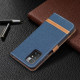 Xiaomi Redmi 10 Fabric and Leather effect case with strap Xiaomi Redmi 10 Fabric and Leather effect case with strap