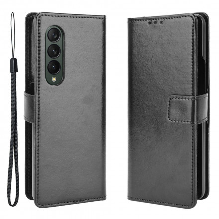 Cover Samsung Galaxy Z Fold 3 5G Simili Cuir Flashy