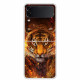 Samsung Galaxy Z Flip 3 5G Fire Tiger Case