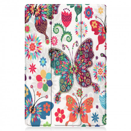 Smart Case Huawei MatePad 11 (2021) Butterflies and Flowers Retro