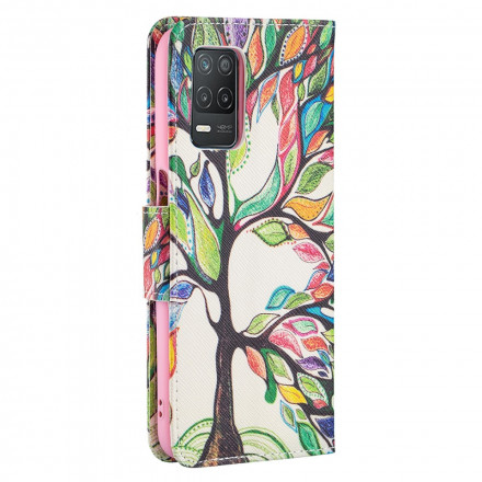 Case Realme 8 5G Colorful Tree