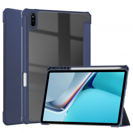 Smart Case Huawei MatePad 11 (2021) Simili Cuir et Dos Transparent