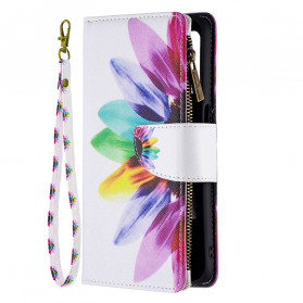 Case Realme 8 5G Zipped Pocket Flower