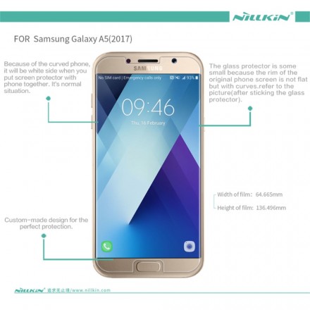 Tempered glass protection for Samsung Galaxy A5 2017 Tempered glass protection for Samsung Galaxy A5 2017