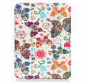 Smart Case iPad Mini 6 (2021) Stylus Case Vintage Flowers