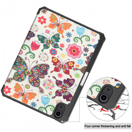 Smart Case iPad Mini 6 (2021) Stylus Case Vintage Flowers