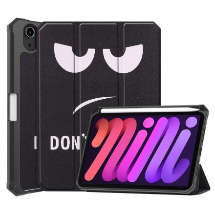 Smart Case iPad Mini 6 (2021) Porte-Stylet Don't Touch Me