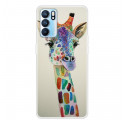 Case Oppo Reno 6 5G Girafe Colorée