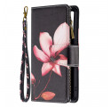 Case Oppo Reno 6 5G Zipped Pocket Flower