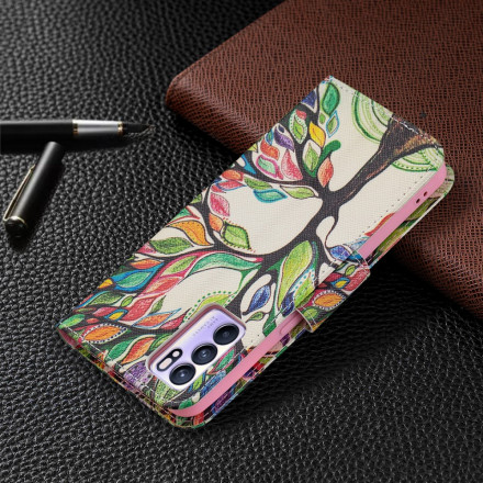 Cover Oppo Reno 6 5G Arbre Coloré