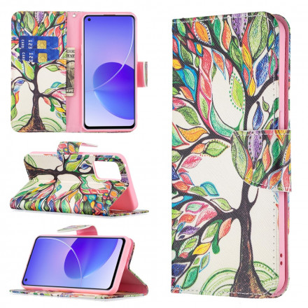 Cover Oppo Reno 6 5G Arbre Coloré