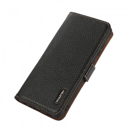 Oppo Reno 6 5G Genuine Leather Case Lychee KHAZNEH RFID