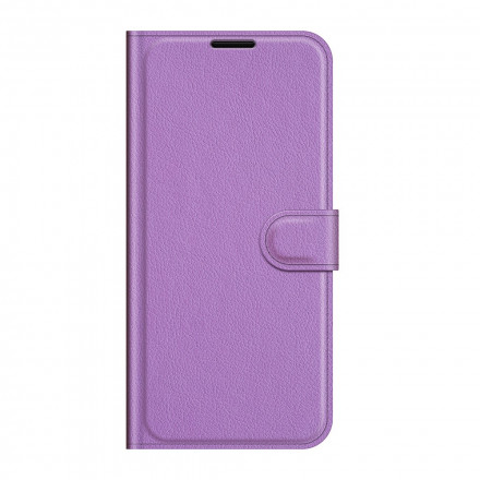 Cover Oppo Reno 6 5G Simili Cuir Lychee Classique