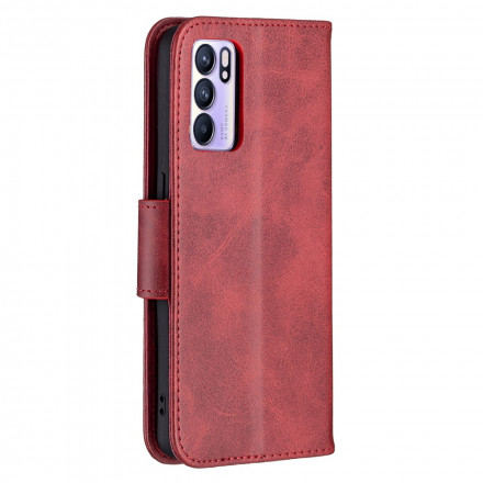 Cover Oppo Reno 6 5G Lisse Rabat Oblique