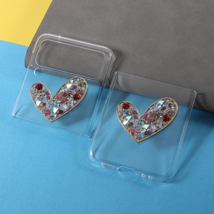 Case Samsung Galaxy Z Flip 3 5G Precious Stones Heart