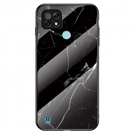 Realme C21 Marble Colors Tempered Glass Case