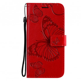 Realme C21 Giant Butterflies Lanyard Case