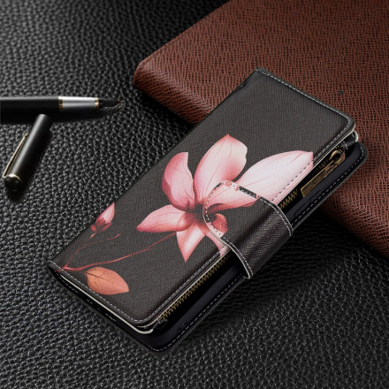 Cover Realme C21 Zipped Pocket Flower