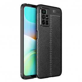 Xiaomi Redmi 10 Leather Case Lychee Effect Double Line